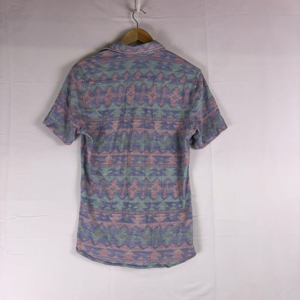 Faherty Short-Sleeve Aztec Button-Down - Picture 3 of 3